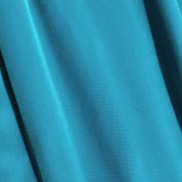 Stunning True Vintage Turquoise Velvet Dress XS - Picture 4 of 12